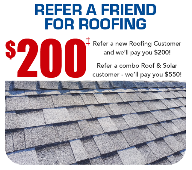 Refer a friend for roofing