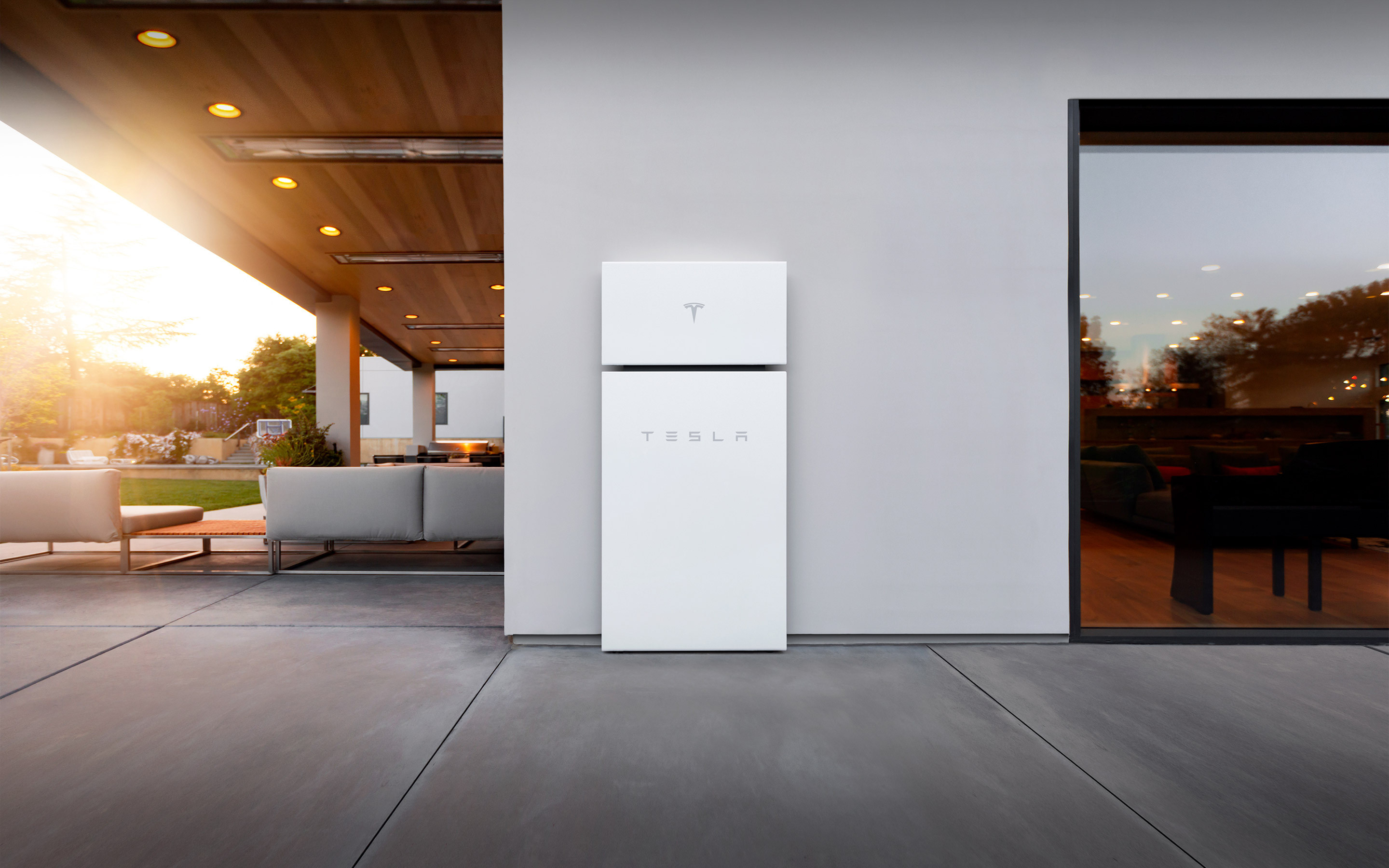 How does a tesla powerwall look installed