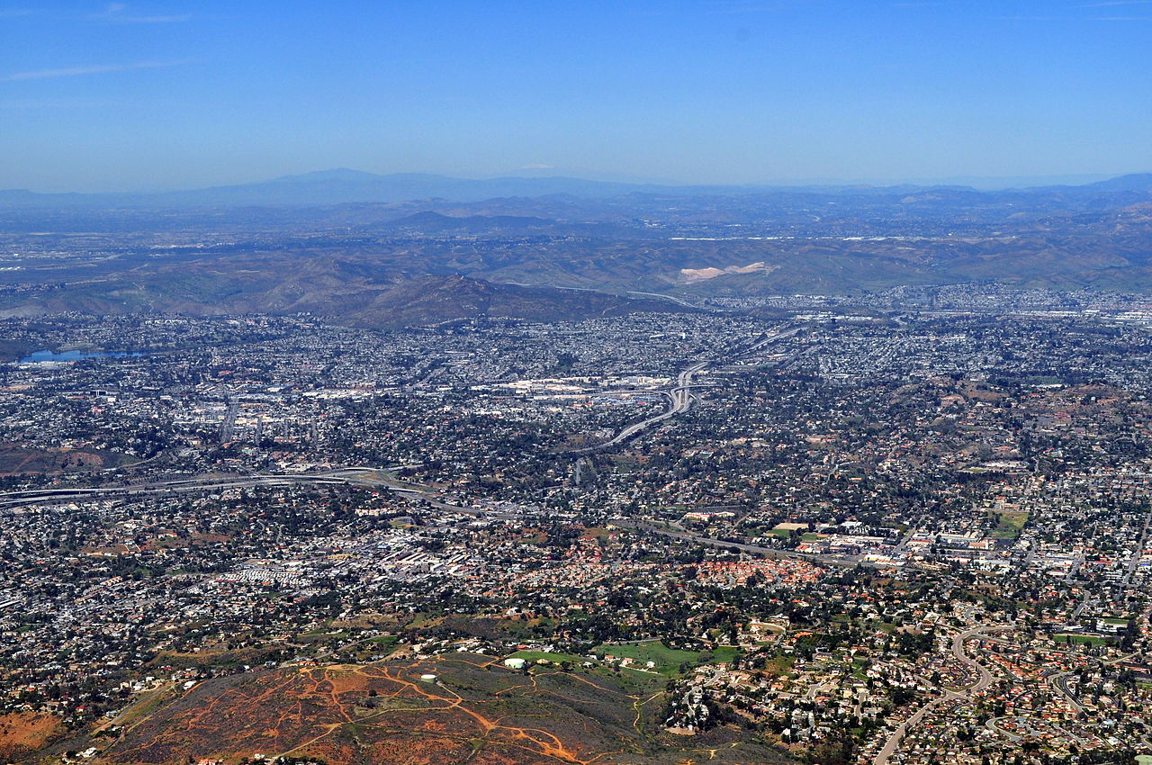 LA Mesa Aerial Shot