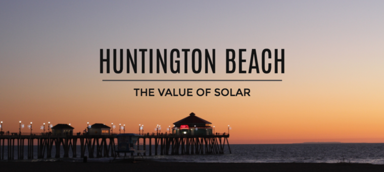 Value of Solar Huntington Beach