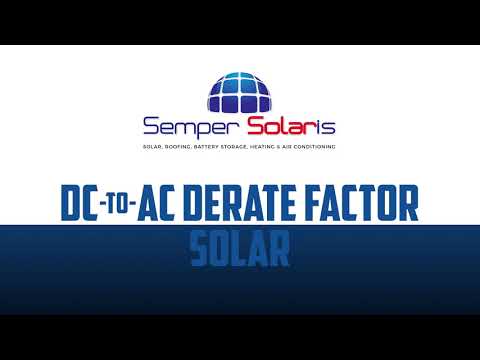 AC to DC Derate Factor