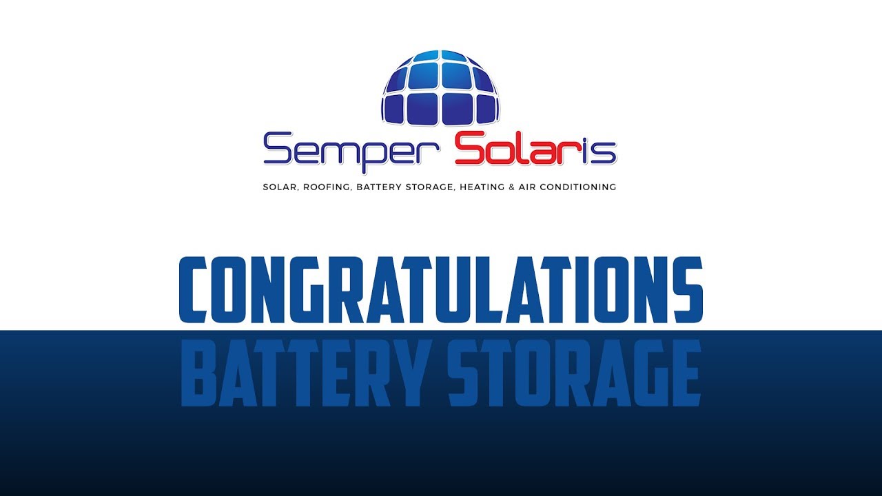 Congrats Battery Storage