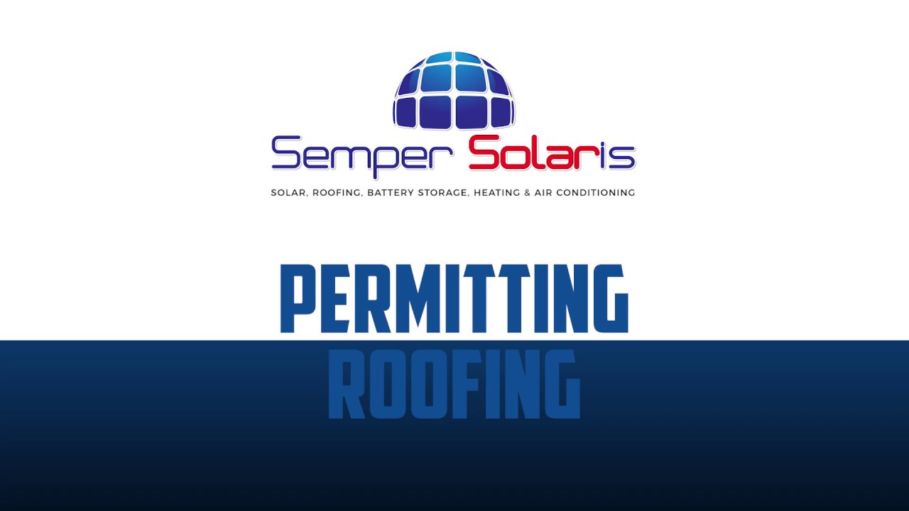 Permitting Roofing