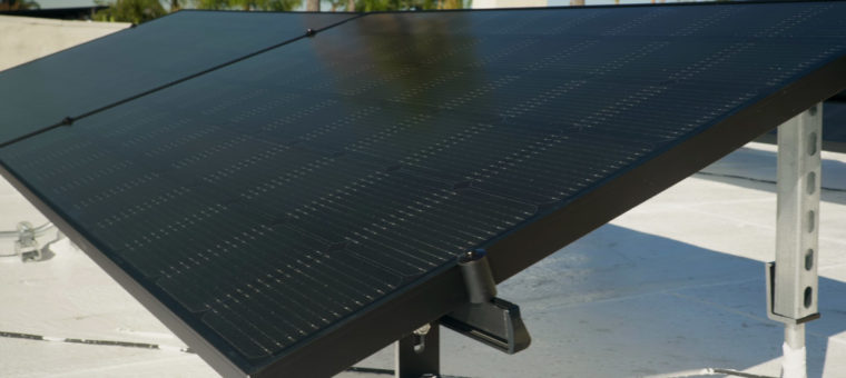Close Up of Solar Panels