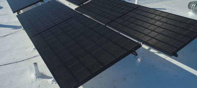 Solar Panels Installed on Roof