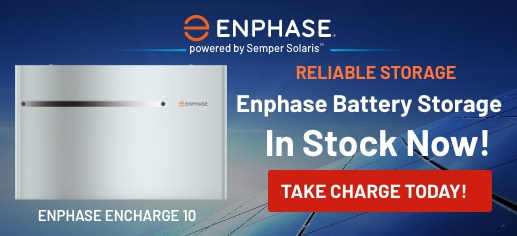 Enphase Battery Storage is in Stock Now!