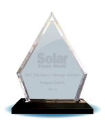 2021 Top Solar + Storage Installer Award