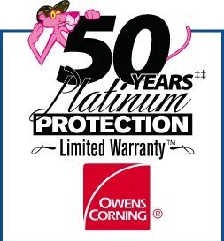 Heat reflective roofing with a 50 year warranty