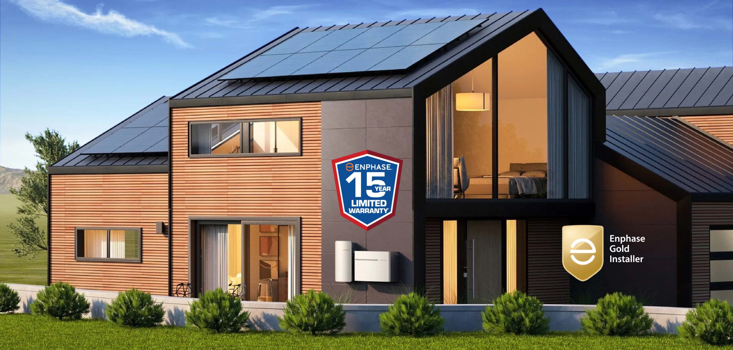 Solar Powered home with Enphase Battery Storage