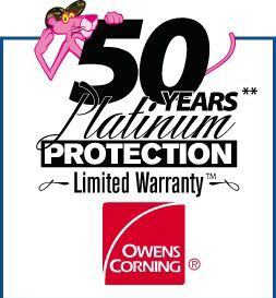 Heat reflective roofing with a 50 year warranty