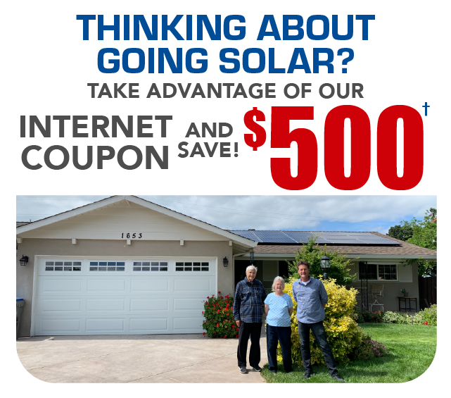 Thinking about going solar? Get $500 off!