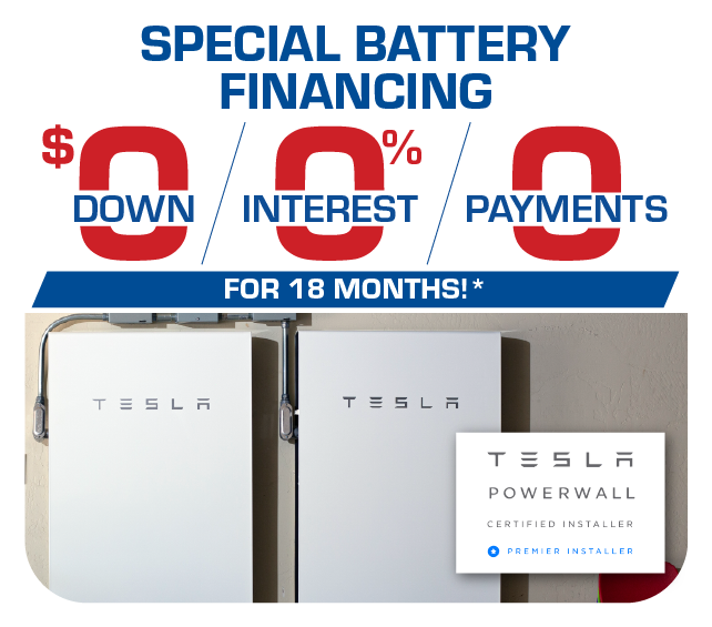Special Battery Financing: $0 0% 0 payments