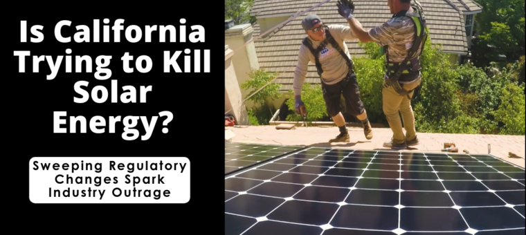California rooftop solar industry sparks outrage