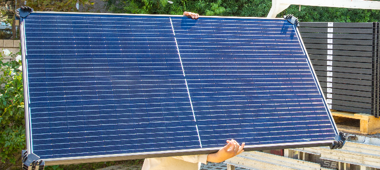 Nasa uses solar panels