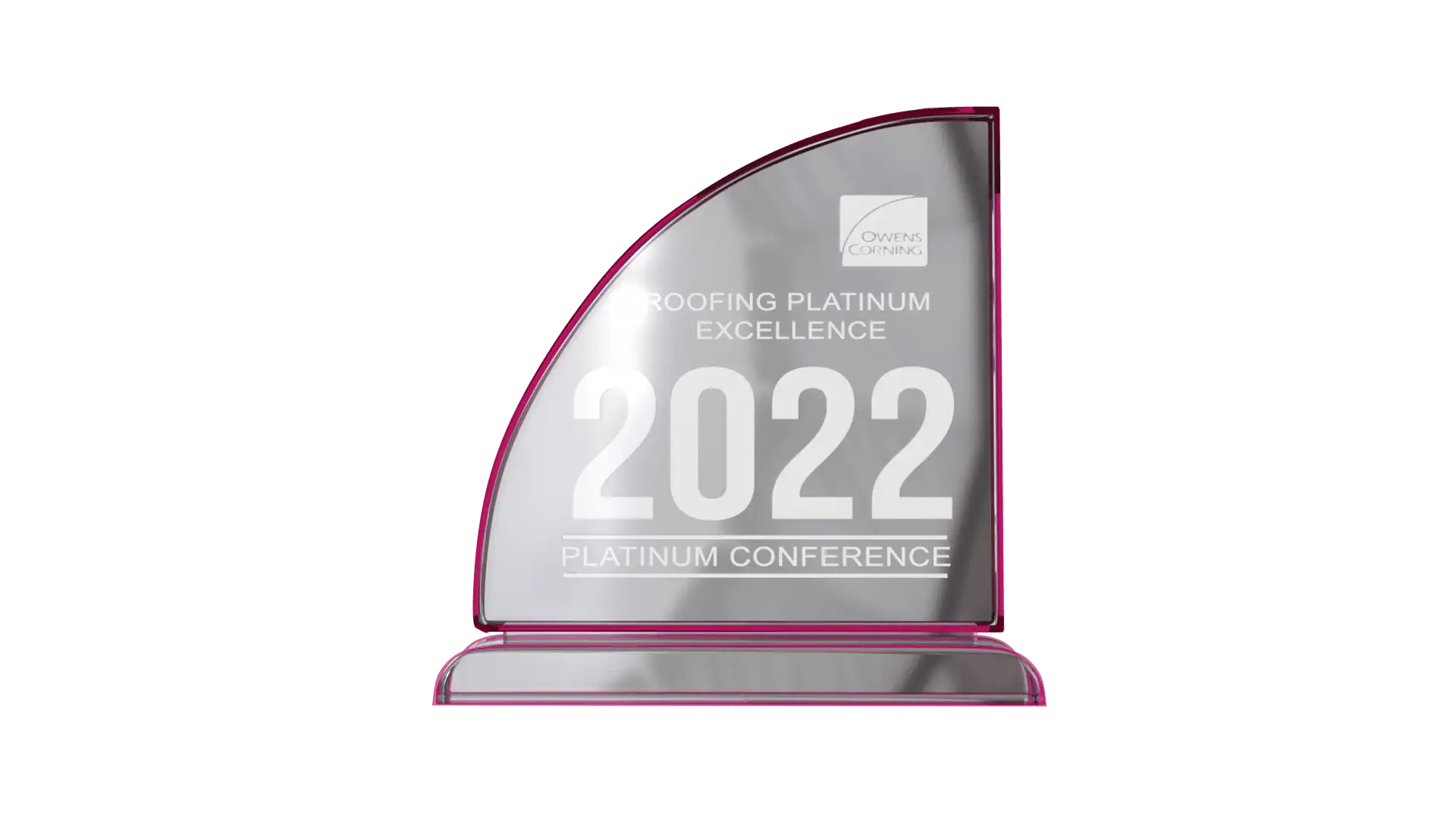 Owens Corning Award for Roofing